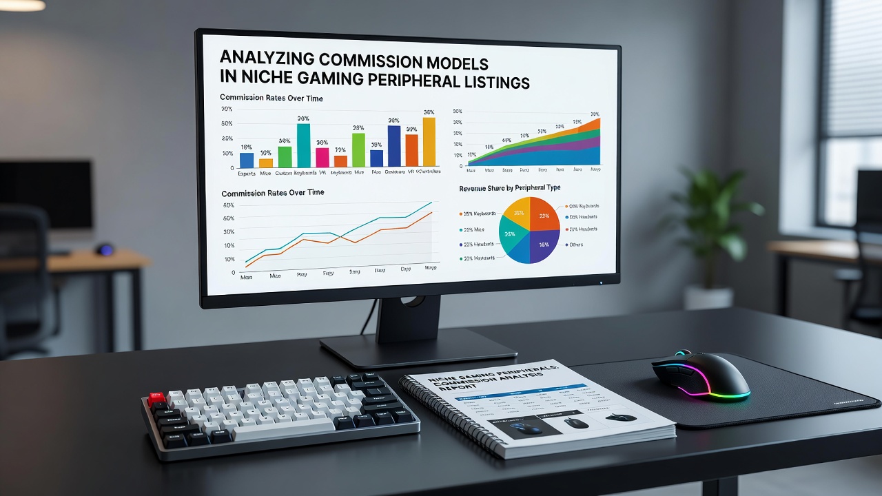 Detailed breakdown of tiered and hybrid commission calculations for gaming accessory listings